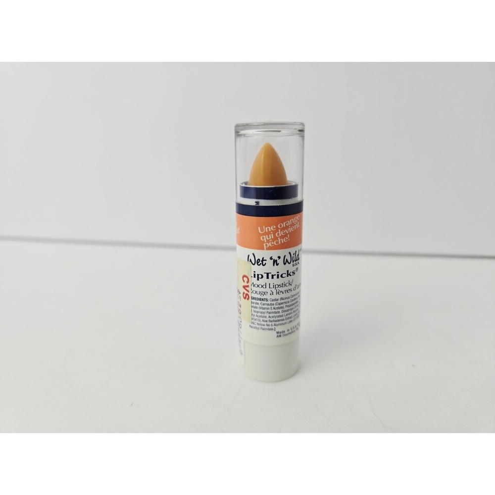 Vintage Wet N Wild Lipstick Mood Lipstick just peachy yellow New‎ color chng